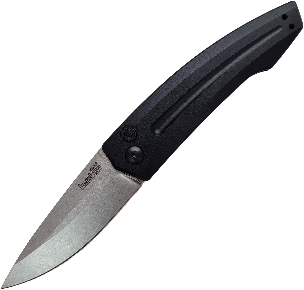 Нож складной Kershaw Launch 2 7200HS (реплика), клин. stonewash, черная