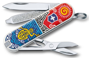 Нож Victorinox 0.6223.L1806. брелок CLASSIC 58 мм. / "New Zealand"