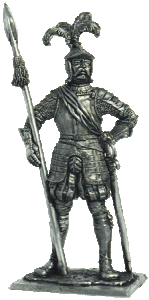 Солдат олово пеший M178 Капитан ландскнехтов, 1544 год