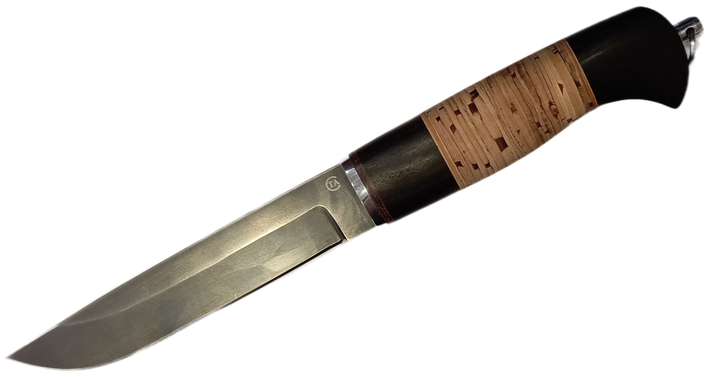 Нож СТА с, Засапожный-Т (Литой булат "Люся" кован., наборная)