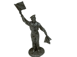 Солдат олово пеший WW2-39 Краснофлотец-сигнальщик, ВМФ 1941-45 гг. СССР