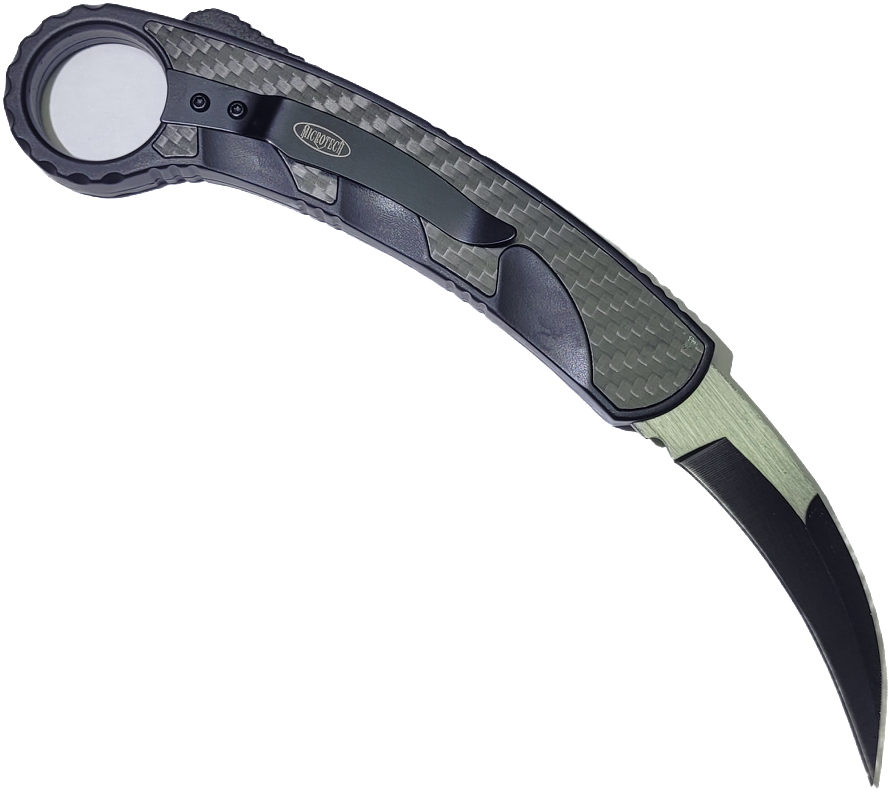 Нож реплика Microtech Керамбит авто., металл.корпус - Вольные стрелки