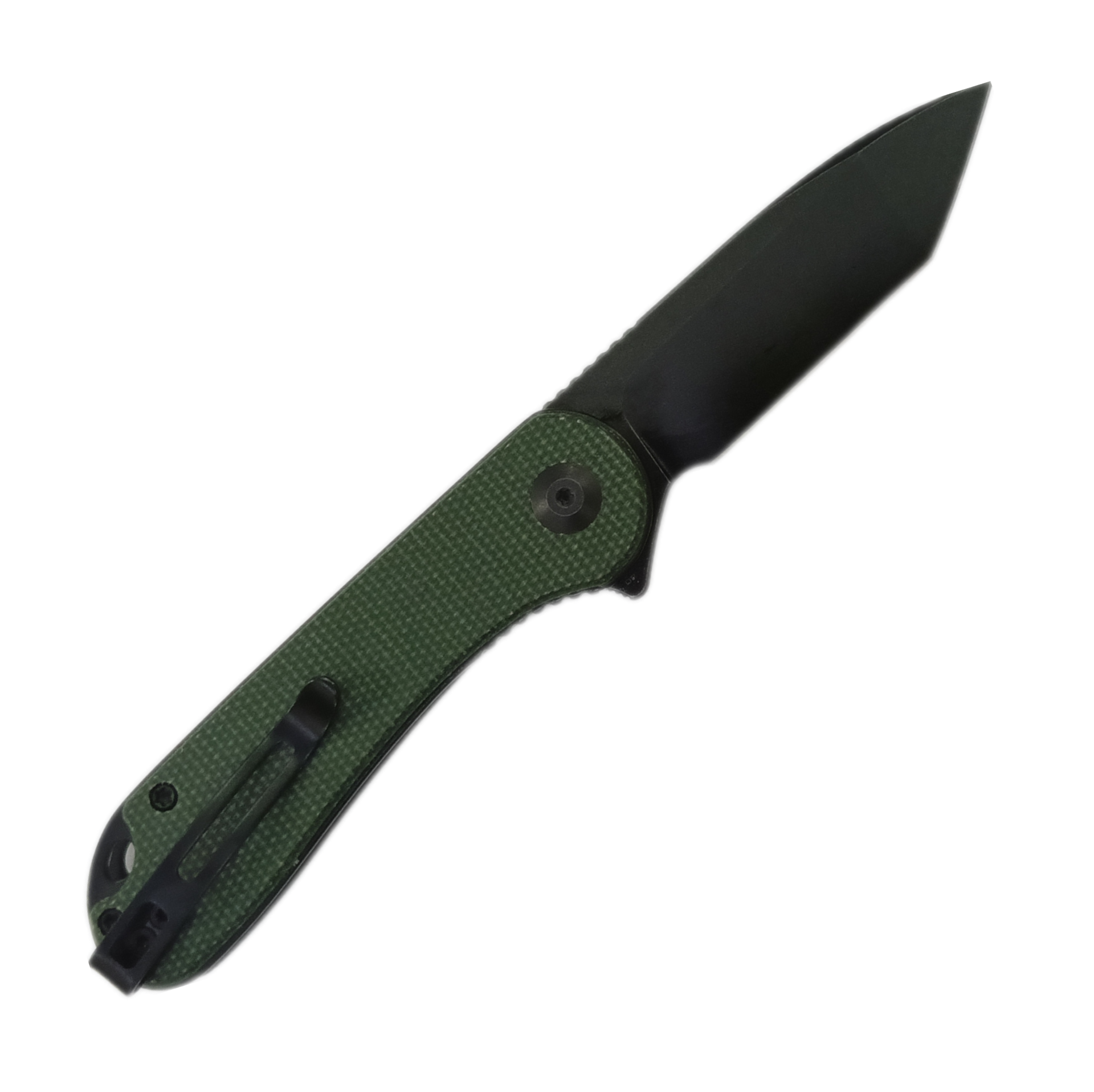 Нож складной CIVIVI Elementum D2, Green micarta, черный - Вольные стрелки