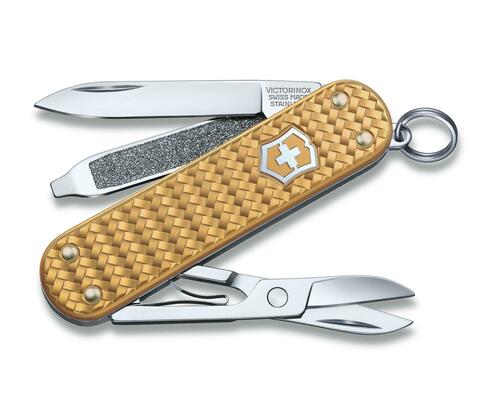 Нож Victorinox 0.6221.408G брелок Classic Precious Alox 58мм 