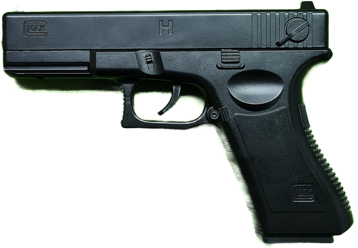 Игрушка Пистолет с пульками Glock, металл, С7