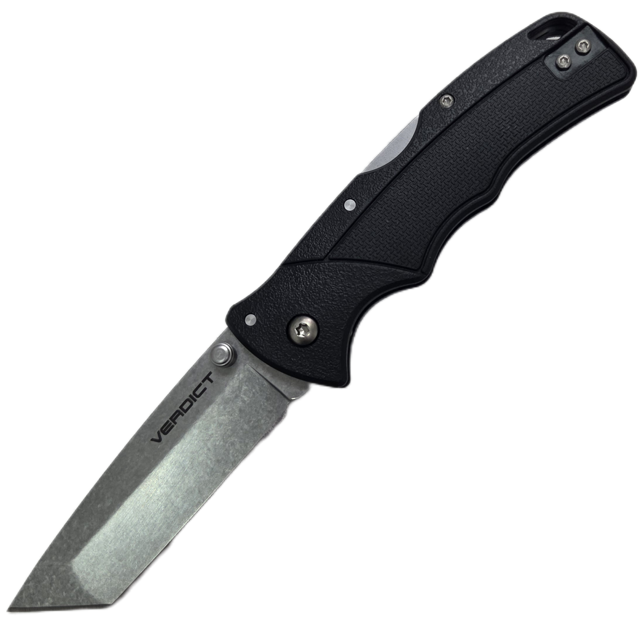Нож Cold Steel Verdict Tanto сталь 1.4116, рукоять Black GFN