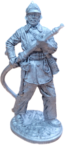 Солдат олово пеший WW2-83 Боец пожарной охраны, 1941-45гг. СССР