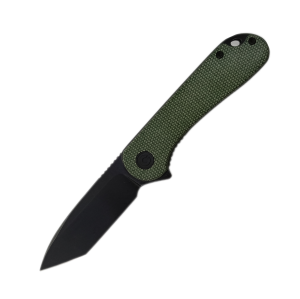 Нож складной CIVIVI Elementum D2, Green micarta, черный