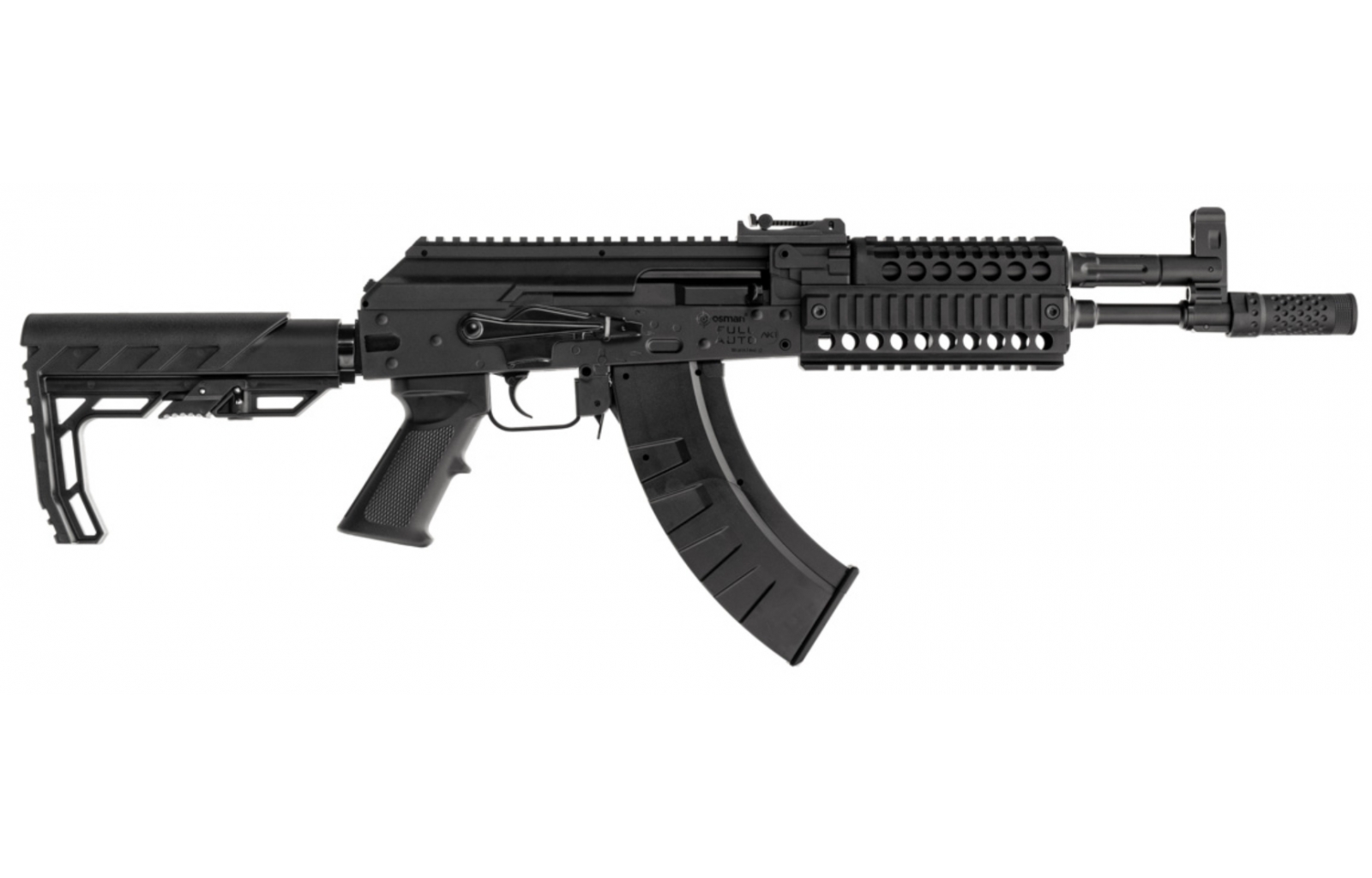 Винтовка пневм.  Crosman Full Auto AK1 4.5 мм, б/у (AK12, авто), чехол, такт. рукоять, коллиматор