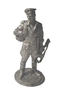 Солдат олово пеший WW2-64 Краснофлотец, морская пехота, 1944-45 гг. СССР