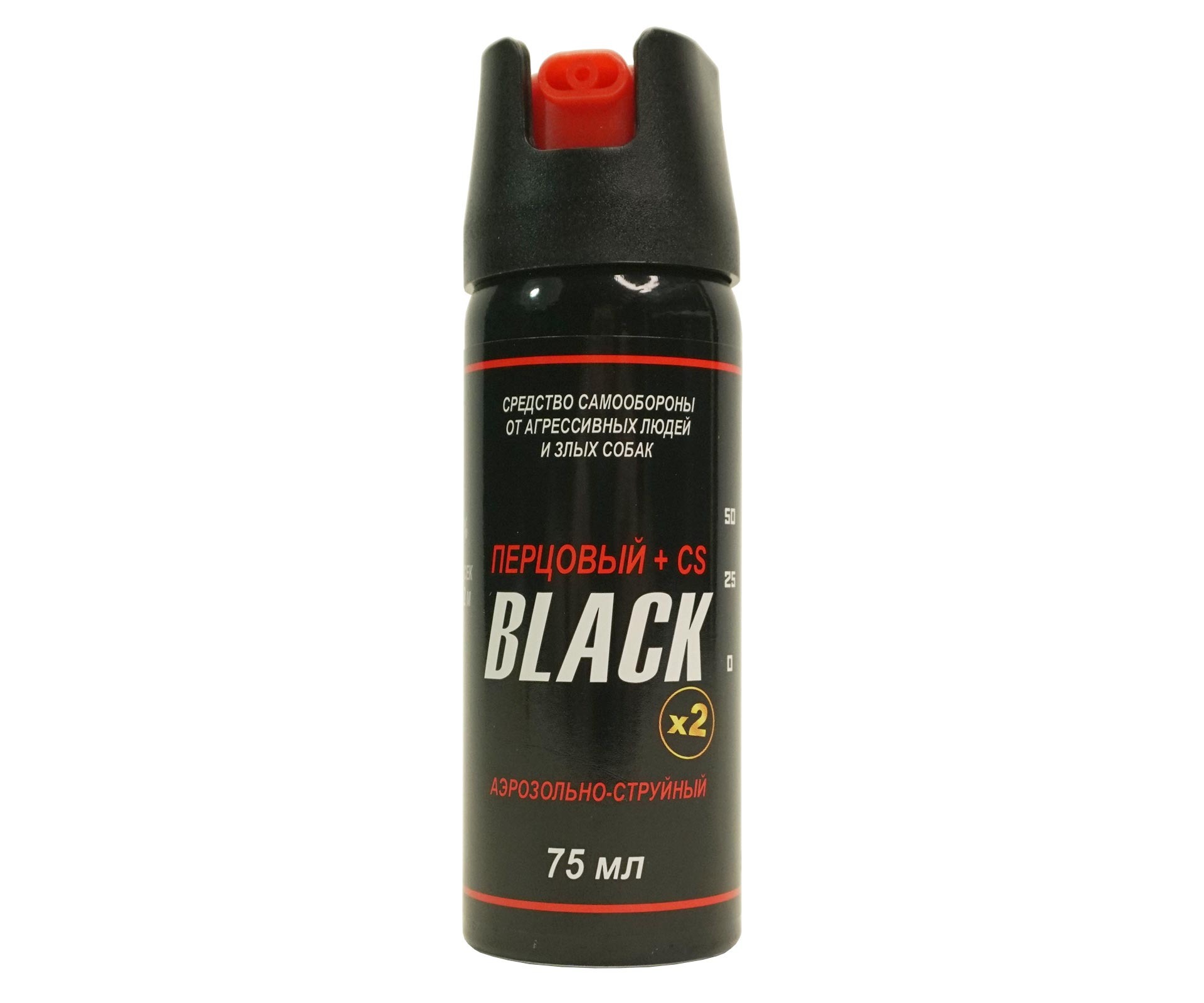 Баллон аэроз. "Black X2" 75мл. (ТС=2%) - Вольные стрелки