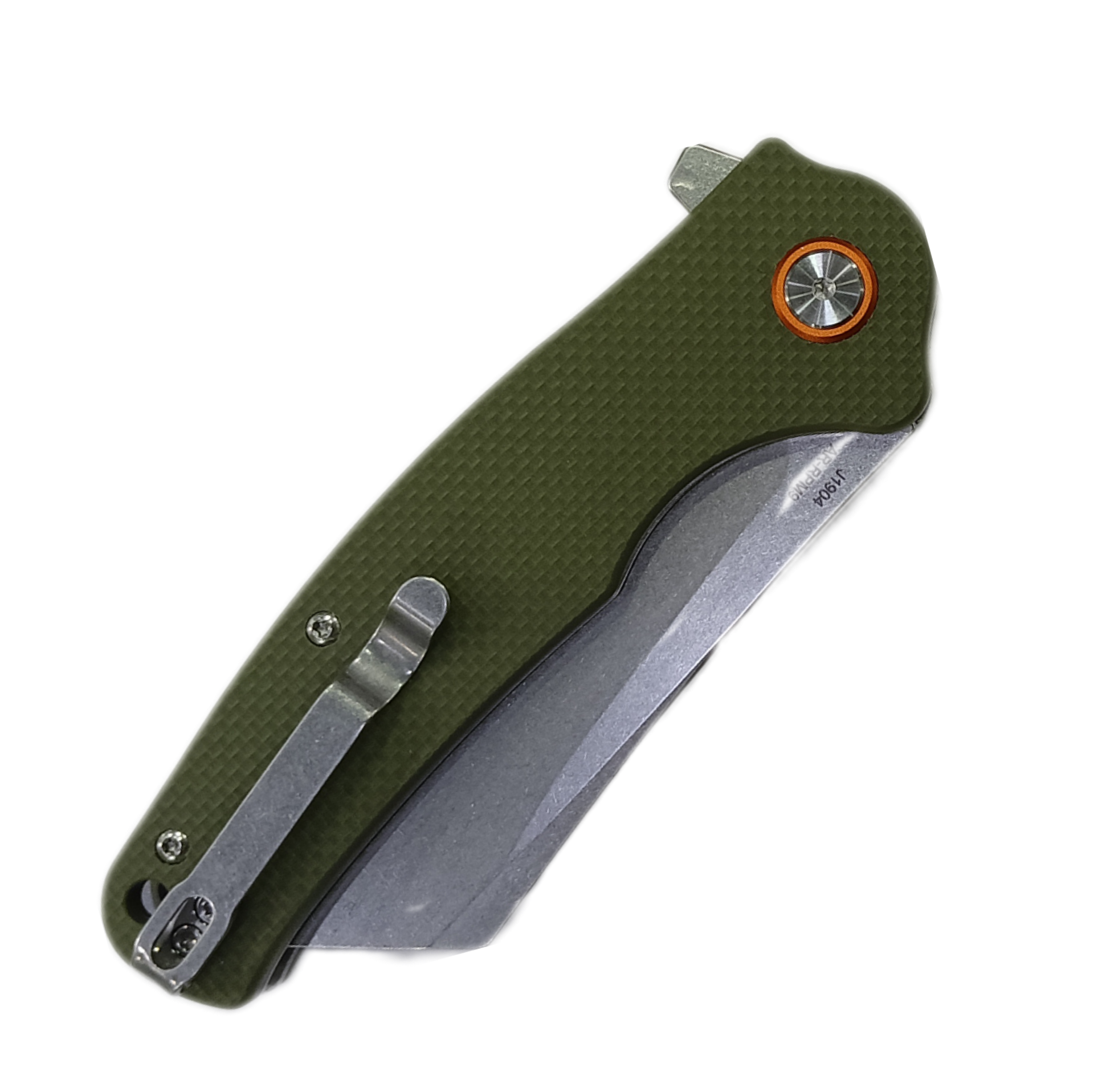 Нож складной CJRB "Crag" (J1904GNF), зеленый - Вольные стрелки