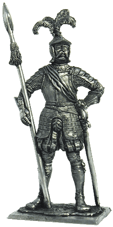 Солдат олово пеший M178 Капитан ландскнехтов, 1544 год - Вольные стрелки