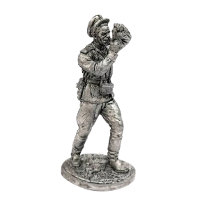 Солдат олово пеший WW2-70 Военный фотокорреспондент, ст. лейтенант, 1943-45 гг. СССР