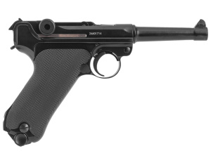 Пистолет пневматический Stalker STL (Luger P08) к.4,5мм, 12г CO2, металл, 95 м/с, Hop-Up, Blowback