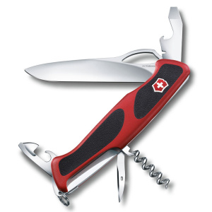 Нож Victorinox 0.9553.MC RangerGrip 61 130мм 11функций красно-чёрный